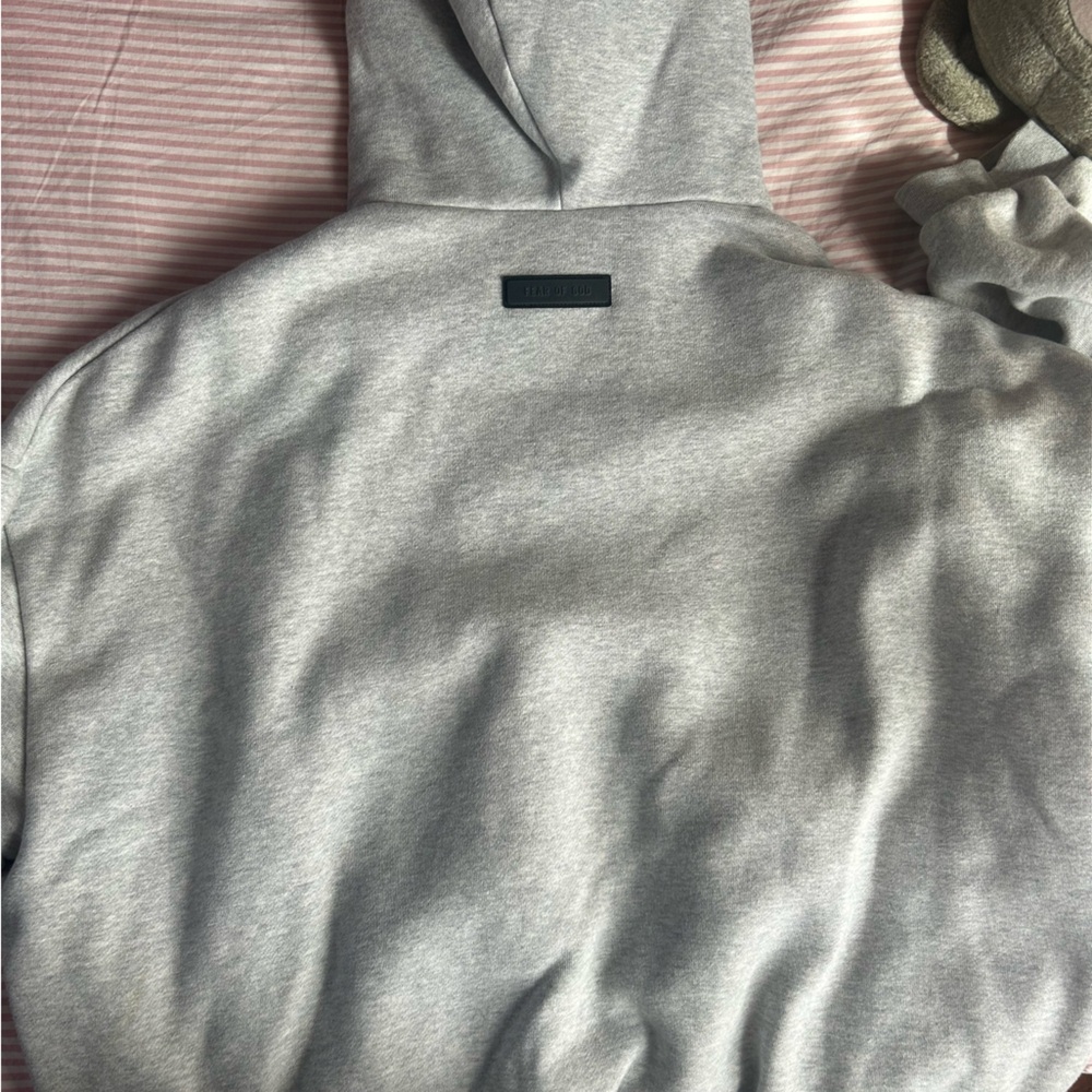 Essentials Heather Gray Sweatshirt